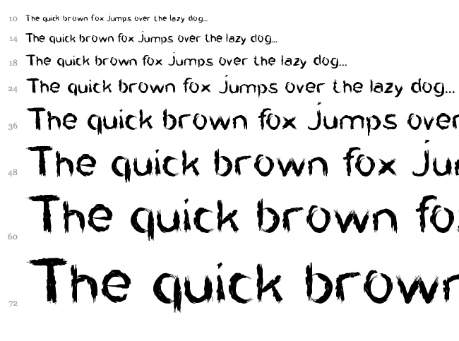 Harley Queen font waterfall